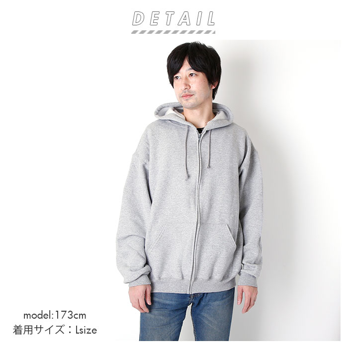 フルーツオブザルーム パーカー 好評 82230 fruit of the loom スウェット メンズ レディース 大きいサイズ Full Zip Hood 12oz フルジップフード 無地 厚手 シンプル カジュアル スーパーコットン センタージップ アメカジ トップス