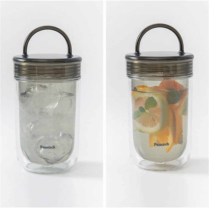 �ԡ����å� Peacock ���� PPA-35 ��ɾ ������塼������ ���ꥢ�ܥȥ� 340ml �ޥ��ܥȥ� �����쥯�ȥܥȥ� ľ���� Ʃ�� �ܥȥ� ���ݡ��ĥɥ���б� ������� �����䤹�� ���� ���襤�� �̶� ��ư �襬 ���� �������