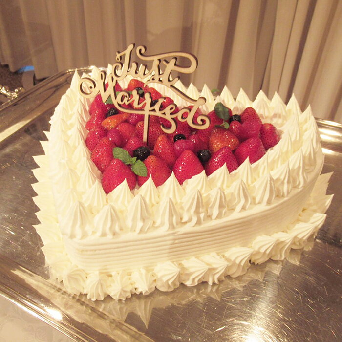 ケーキトッパー 結婚式 好評 ウェディングケーキトッパー ケーキ トッパー ウェディング ブライダル Just Married 筆記体 文字 木製 ナチュラルウェディング 披露宴 パーティー 前撮り 撮影小物 誕生日 二次会 2次会 パーティー用品 製菓器具 2