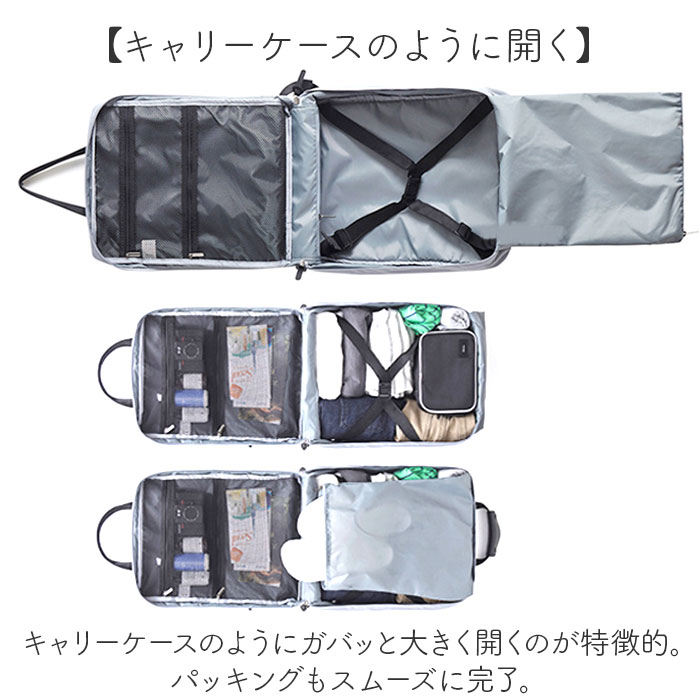 トラベルリュック 大容量 機内持ち込み 好評 バックパック リュックサック リュック バッグ 旅行バッグ マザーバッグ マザーバ backyard-1-10372376 BACKYARD FAMILY バッグタウン サンプル画像3