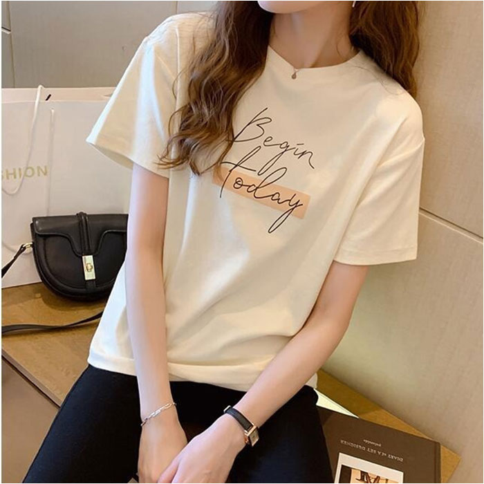 Tシャツ 半袖 レディース プリント 好評 半袖tシャツ 半袖Tシャツ tシャツ シャツ プリントシャツ カットソー レディースTシャツ レディースtシャツ レディースカットソー 着回し 着まわし ベーシック カジュアル シンプル トップス backyard-1-10372367 BACKYARD FAMILY バッグタウン サンプル画像3