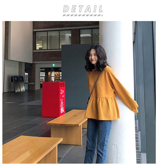 トレーナー レディース おしゃれ 好評 スウェット 大きいサイズ カットソー カジュアル 冬服 冬物 おしゃれ トップス 長袖 シンプル オーバーサイズ 秋 冬 ゆったり フリル ブラック ホワイト mサイズ lサイズ