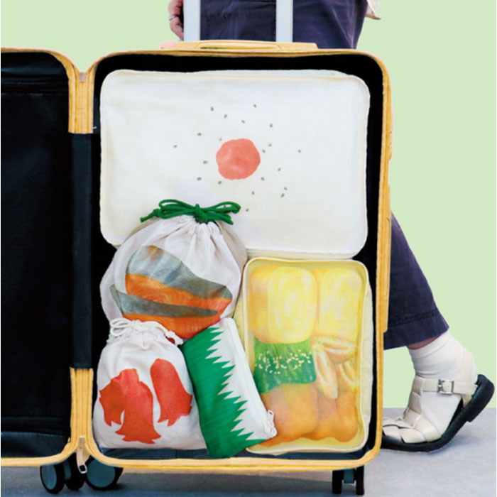 旅するお弁当 トラベルポーチ 好評 パッキング 旅行用収納ポーチ セット 収納 ポーチ トラベル収納バッグ トラベルグッズ 衣類仕分け 衣類収納 旅行グッズ 出張 便利 中学生 高校生 修学旅行 かわいい 可愛い おしゃれ ギフト 贈り物 backyard-1-10385627 BACKYARD FAMILY バッグタウン サンプル画像3