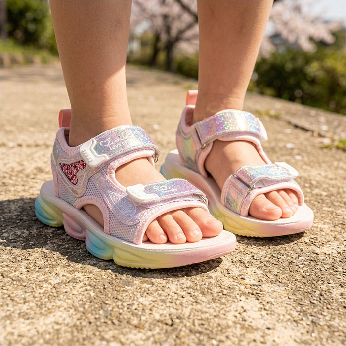 キッズ スポーツサンダル 好評 ビーチサンダル 夏 キッズサンダル 女の子 子供 子...