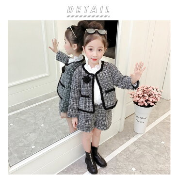 女の子 パンツ スーツ フォーマル 好評 セットアップ 90 100 110 120 130 キッズ 子供服 ジュニア ショートパンツ ハーフパンツ 上下セット 2点セット ズボン ジャケット 入園式 入学式 卒園式 卒業式 結婚式 パーティ 発表会 七五三 おしゃれ かわいい シンプル カジュアル