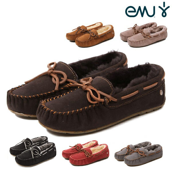 EMU 通販/正規品 ブーツ エミュー モカシンシューズ ファー Moccasin アミティー モカ ...