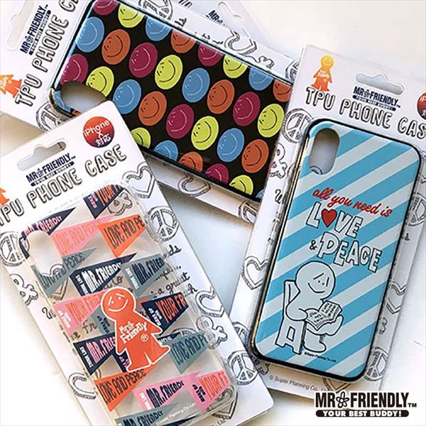 ミスターフレンドリー Mr.Friendly スマホケース 好評 スマホケース ミスターフレンドリーカフェ iphone iphone X 対応 ミスターフレンドリー Mr.Friendly iPhoneケース アイフォンケース アイフォーンケース iphoneケース iPhoneXケース おしゃれ かわいい LOVE & PEACE