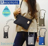 Rootote ルートート トートバッグ 好評 SACOCHE サイドポケット サコッシュ 撥水 2WAY ショルダー 軽い レディース メンズ 斜め掛け ボディバッグ メッセンジャーバッグ