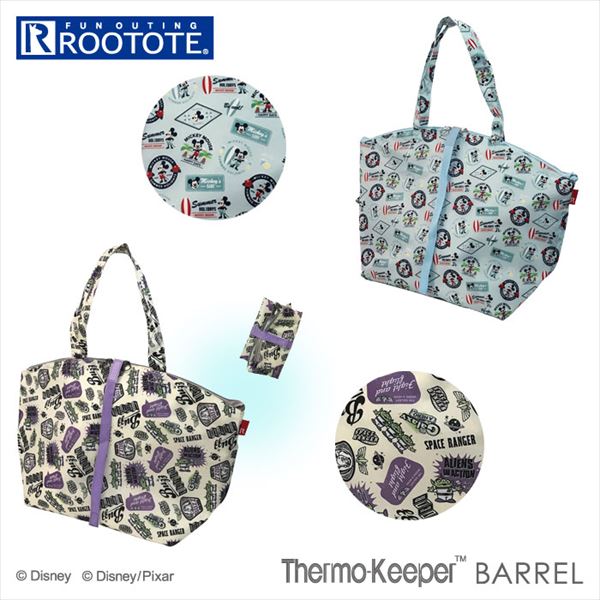 ルートート ディズニー 好評 エコバッグ おしゃれ レディース サーモキーパー 行楽 保冷バッグ お ...