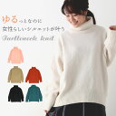 タートルネック レディース 好評 ニット ハイネック きれいめ 長袖 トップス かわいい カジュアル 無地 大きめ 冬服 冬物 オーバーサイズ 秋 冬 キレイめ...