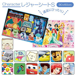 レジャーシート 子供 遠足 楽天 レジャーマット 一人用 1人用 キッズ 子ども コンパクト 60 × 90cm シート マット 敷物 キャラクター かわいい 男の子 女の子 ディズニー プリンセス マリオ サンリオ キティ スプラトゥーン SKATER スケーター VS1 VS1