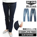 ビッグジョン ジーンズ パンツ 好評 レディース big john デニムパンツ ジーパン 26 27 28 29 30 31 インチ ワンウォッシュ インディゴブルー スリム gパン テーパードパンツ 細身 コンプリートフリー カジュアル ブランド おしゃれ