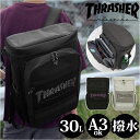 スラッシャー リュック THR-238 THRASHER 好評 大容量 30L A4 B4 メンズ 通学 通勤 おしゃれ カジュアル 軽量 軽い 撥水 はっ水 ...
