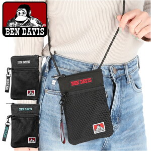 ベンデイビス ミニショルダー BEN DAVIS BDW-8263 好評 ショルダーバッグ スマホポーチ ミニバッグ MESH MINI BAG ポシェット カジュアル ブランド メンズ レディース おしゃれ 斜めがけ 軽い 軽量 高校生 大学生 男の子 女の子 男子 女子