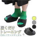 EVA サンダル 好評 バランスサンダル with MALAMA ダイエットスリッパ 健康サンダル つっかけ ルームサンダル ルームシューズ かかとなし 室内履き オフィスサンダル 撥水 はっ水 ベランダサンダル 軽量 フィットネ