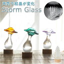 ストームグラス 気象計 きのこ 好評 気象計 ガリレオ 天気予報 結晶 化学 サイエンス ガラス 科学 室内 シンプル インテリア かわいい おしゃれ ナチュラ...