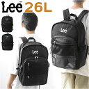 Lee リュック 320-4831 リー 好評 デイパック リュックサック バックパック レディース メンズ 黒 通学 女子 男子 高校生 大学生 大容量 26...