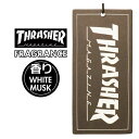 芳香剤 吊り下げ 好評 エアフレッシュナー ホワイトムスク ペーパーフレグランス エアーフレッシュナー THRASHER スラッシャー フレグランス ルームフレグランス 吊り下げ式 消臭 車内 カーフレグランス 車芳香剤 部屋 トイレ クローゼット おしゃれ