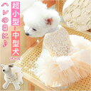 犬ドレス ペット服 犬服 犬の服 好評 ドレス ウェディングドレス 犬用ドレス ワンピース パーティードレス ペットウェア ドッグウェア 上品 リボン レース ...