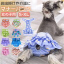 犬 マナーパンツ 女の子 好評 生理パンツ サニタリーパンツ 犬用 イヌ いぬ ドックウェア 犬オムツ おむつ パンツタイプ おむつカバー フリル 犬服 ペット...