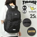 スラッシャー リュック THRASHER THR-283 好評 バックパック リュックサック バッグ ポリエステル 軽量 25l 25リットル レディース メン...