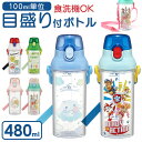Skater スケーター ボトル 480ml キャラクター PSB5TRC 好評 マグボトル 水筒 直のみ 直飲み メモリ付き マーカー 軽量 持ちやすい プッ...