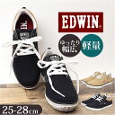 EDWIN スニーカー EDW7762 エドウィン 好評 ローカットスニーカー メンズ 軽量 幅広 ウォーキングシューズ 歩きやすい シューズ 紐靴 靴 くつ ...