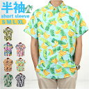 シャツ メンズ 半袖 好評 アロハシャツ 夏 半袖シャツ 柄シャツ カジュアルシャツ 旅行 おしゃれ オシャレ アロハ リゾート ハワイアン 開襟シャツ ゆった...