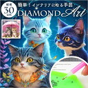 ダイヤモンドアート キットセット 好評 ダイヤモンドペインティング キット ビーズアート ダイヤモンド アート ダイアモンドアート ビーズ ハンドメイド 猫 動...