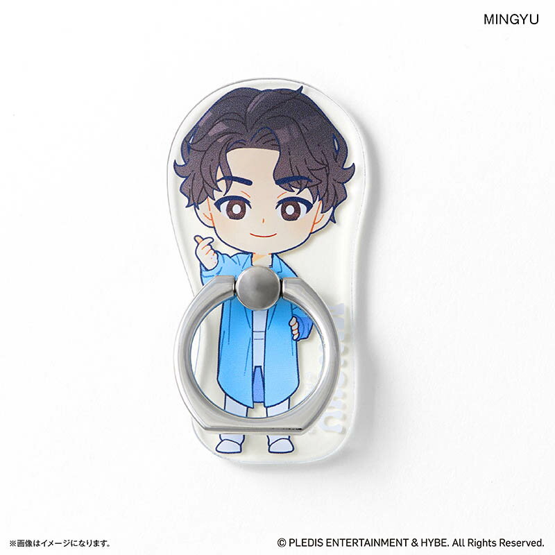 SEVENTEEN グッズ 好評 スマホリング PetiTEEN MINGYU ミンギュ セブチ プ ...