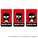 サンリオ バッドばつ丸 グッズ 好評 ステッカー BAD BADTZ-MARU まじかる百貨店ステッカー 4947864052584 バッドばつ丸01 シール ステッカーシール かわいい 可愛い カワイイ キャラクター 推しグッズ レンチキュラー 推し活 文房具