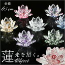クリスタルガラス インテリア 好評 風水 玄関 ガラス 蓮の花 置物 おしゃれ 癒し おしゃれ雑貨 モダン 飾り インテリア雑貨 リビング 寝室 ガラス細工 ガ...