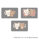 リラックマ グッズ 好評 クリアカード Rilakkuma まじかる百貨店クリアカード 4947864051839 リラックマ01 透明 スマホ裏 スマートフォン かわいい 可愛い カワイイ サンエックス キャラクターグッズ レンチキュラー コレクション