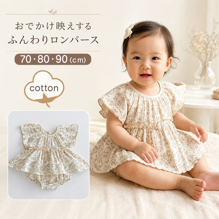 Misha & Puff フリルネックロンパース 0-6ヶ月 楽天市場】フリルネックロンパースの通販