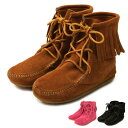 ミネトンカモカシン 送料無料 MOCCASIN ブーツ アンクルトランパー Minnetonka モカシンシューズ レディース MINETONKA キッズ ミネ...