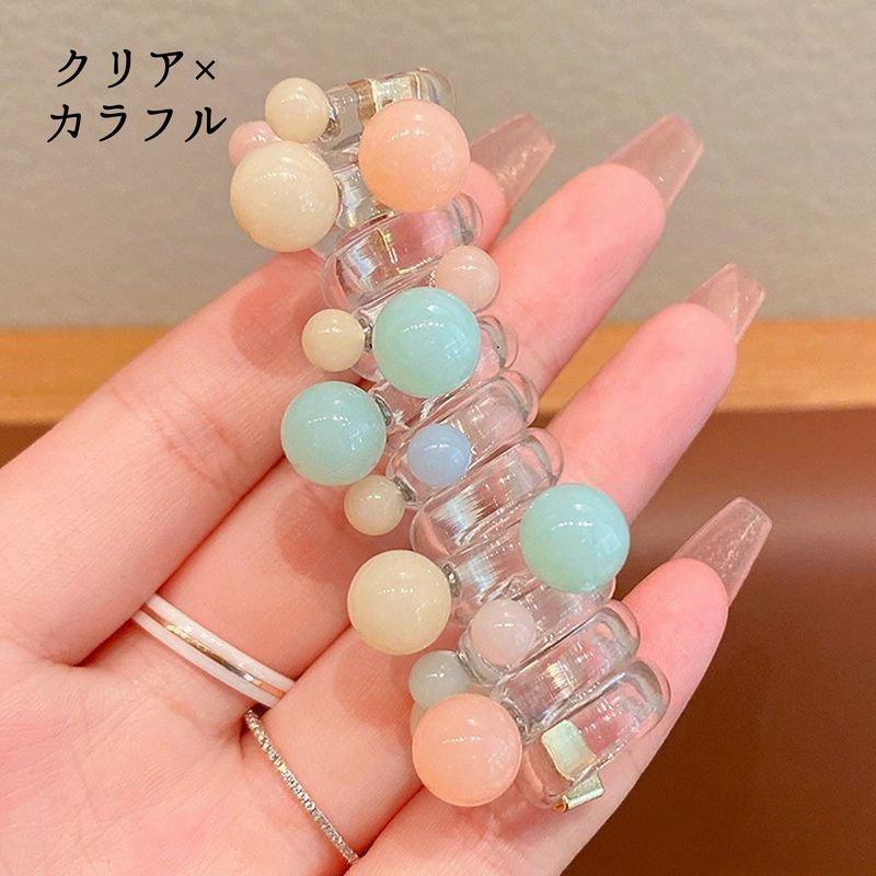スパイラルヘアゴム 髪ゴム 髪くくり ヘアアクセサリー ブレスレット キッズ 女の...