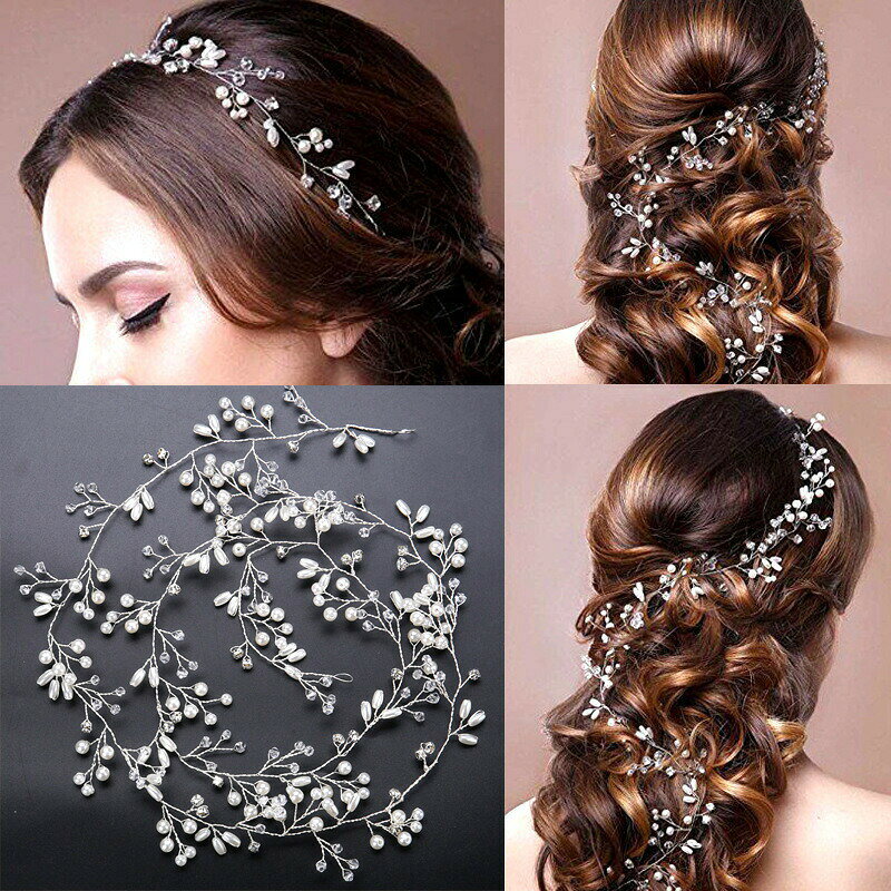 BACKYARD FAMILY ママタウンのヘッドドレス 花冠 レディース ヘアアクセサリー 髪飾り 花嫁 結婚式 二次会 ウェディング ブライダル パーティー フォーマル｜アングル2
