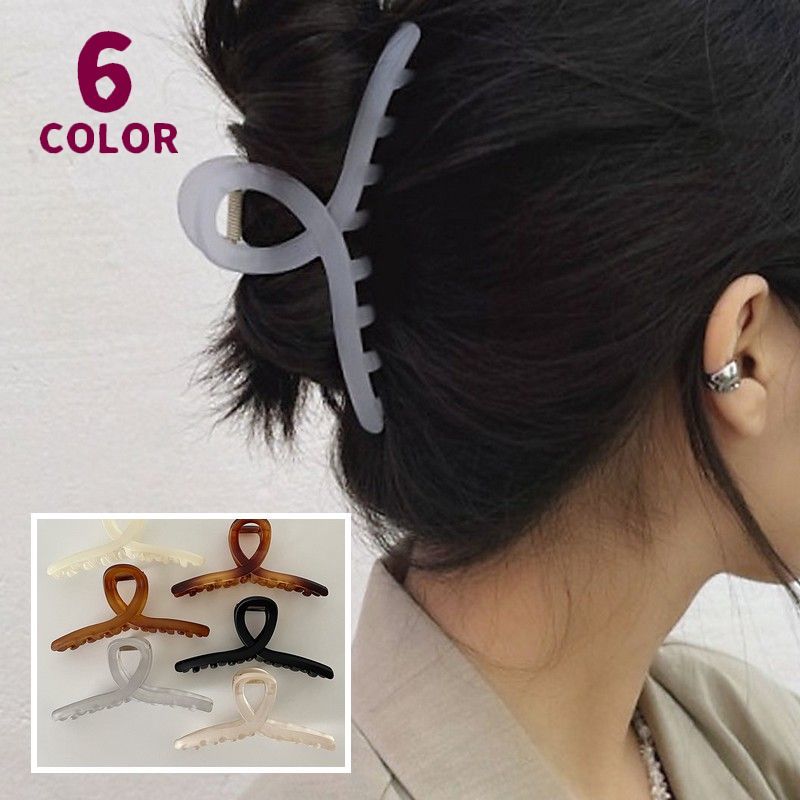 Rakuten - ヘアクリップ バンスクリップ レディース ヘアアクセサリー ヘアアレンジ まとめ髪 髪留め おしゃれ かわいい 女性 大人女子