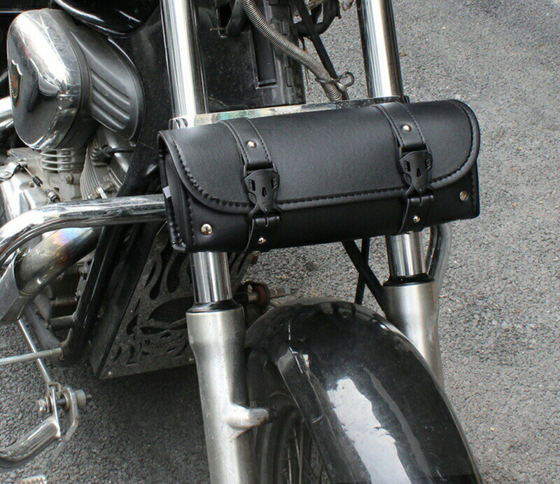バイク用ツールバッグ フロント ツーリングバッグ フェイクレザー 工具入れ 小物入...