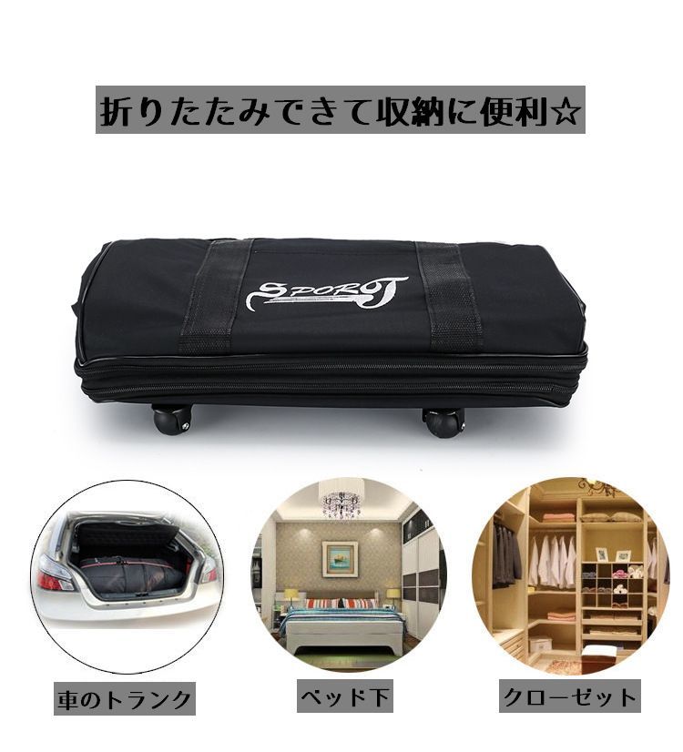 BACKYARD FAMILY ママタウンのキャリーバッグ 旅行バッグ スーツケース キャスターバッグ Mサイズ ファスナー ジッパー 折りたたみ サイズ調節可能 拡張 大容量 シンプル カジュアル｜アングル2