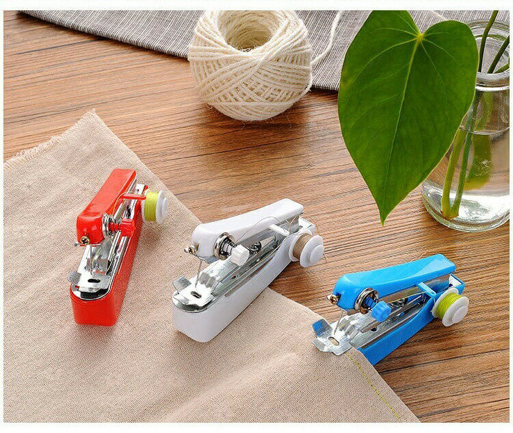 ハンディミシン 手動ミシン ハンドミシン 手芸用品 裁縫用品 DIY ソーイング 携帯 ...