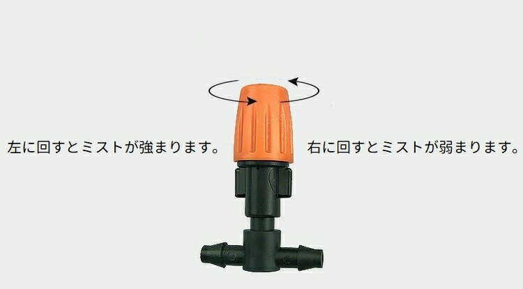 ミストシャワー スプリンクラー 散水機 散水ノズル ミストノズル ミストホース 散...