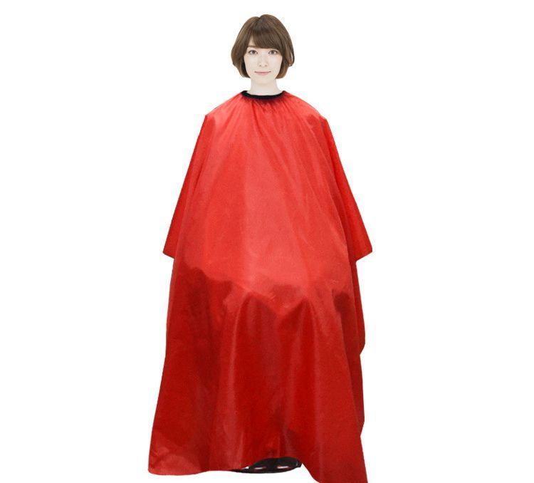 BACKYARD FAMILY ママタウンの散髪ケープ 散髪マント ヘアーエプロン ポンチョ 大人 子供 カットクロス ヘアカット セルフカット 毛染め 自宅 折りたたみ｜アングル3