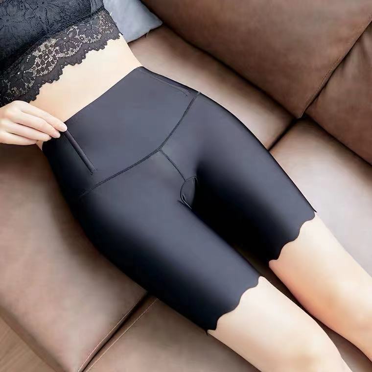 ロングガードル ハイウエスト ガードルショーツ シームレス 補正下着 レディース インナー お腹すっぽり 女性用 アンダーウエア 深履き 股上深め 無地 ブラック ベージュ 大きいサイズ backyard-10394066 BACKYARD FAMILY ママタウン サンプル画像2