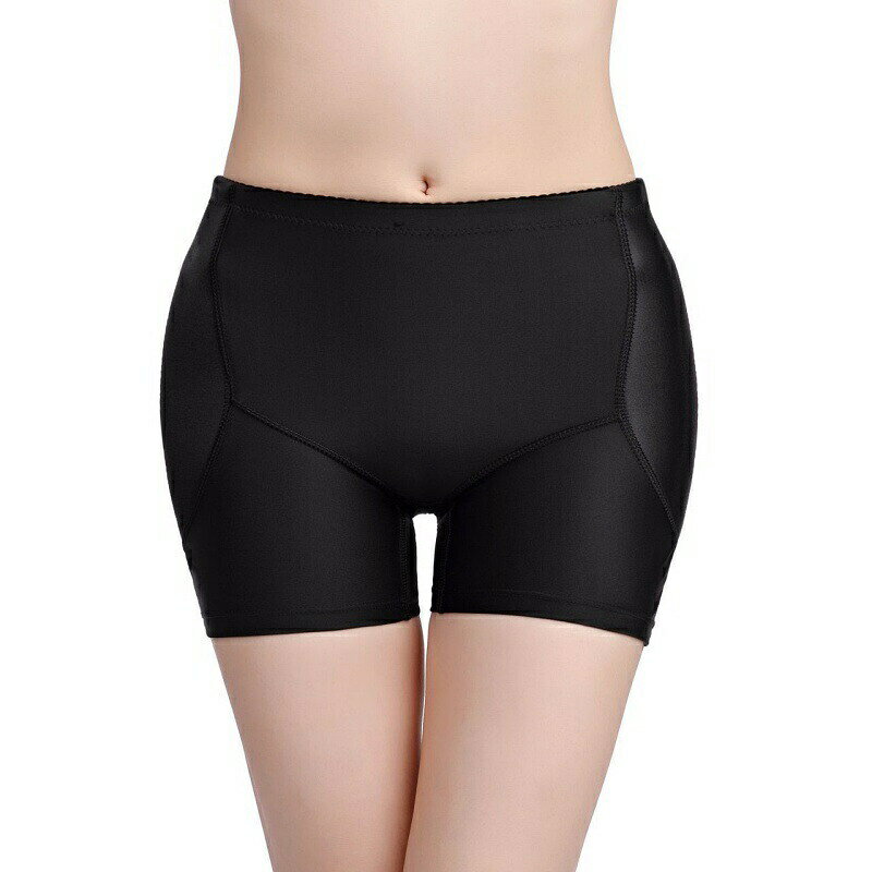ショーツ ヒップパッド入り 補正ショーツ レディース 女性 インナー 下着 大きいサイズあり フルバック 1分丈 ヒップアップ 美尻 おしりパッド パンツ ブラック ベージュ backyard-10378738 BACKYARD FAMILY ママタウン サンプル画像2