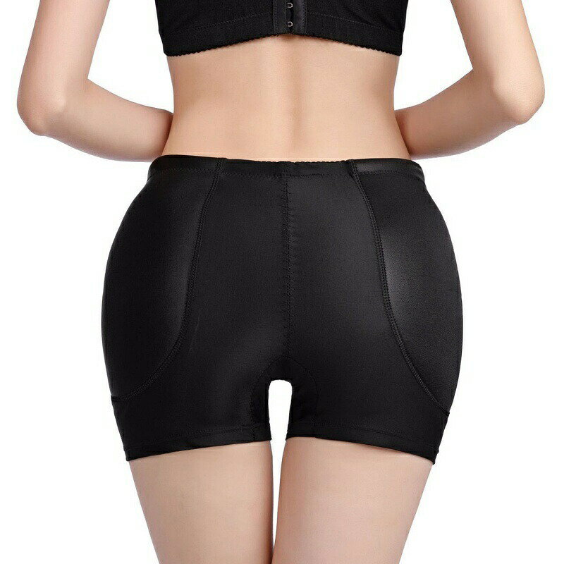 ショーツ ヒップパッド入り 補正ショーツ レディース 女性 インナー 下着 大きいサイズあり フルバック 1分丈 ヒップアップ 美尻 おしりパッド パンツ ブラック ベージュ backyard-10378738 BACKYARD FAMILY ママタウン サンプル画像3