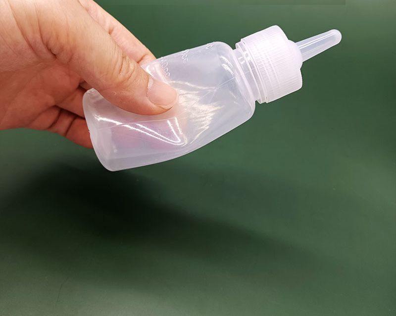 ペット用 哺乳器 ニップル 哺乳瓶 単品 目盛り付 60cc 授乳 ミルクフィーダー 子犬...