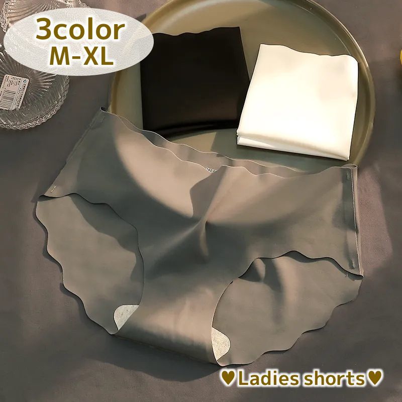 Rakuten - スタンダードショーツ シームレス 下着 インナー パンツ 単品 ノーマル レディース 女性 婦人用 シンプル キュート おしゃれ 股上浅め 響きにくい かわいい パンティ フルバック フィット 単色 無地 伸縮性 アンダーウェア