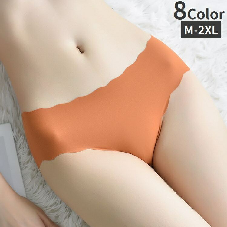 乐天商城 - ヒップハンガーショーツ シームレス レディース 大きいサイズ ショーツ インナー 下着 フリル かわいい 可愛い シンプル 無地 カラバリ豊富 白 黒 ピンク