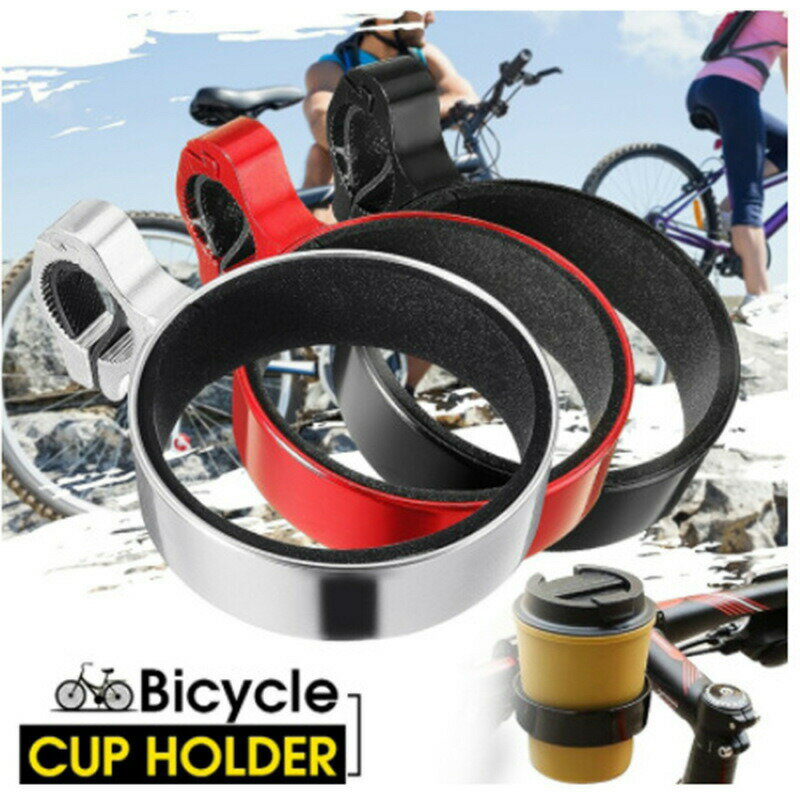 ドリンクホルダー カップホルダー 単品 1個 自転車 ハンドル取り付け 飲み物 取付...